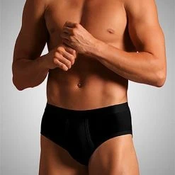 Novila Natural Comfort Sport-Slip 8036/13/28 Mako-Baumwolle, Schwarz, Schwarz (28)