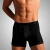 Novila Natural Comfort Retro-Boxer 8036/15/28 Trunk, Mako-Baumwolle, Schwarz, Schwarz (28)