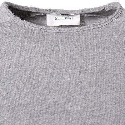 American Vintage Longsleeve MSON24G/gris chine Baumwolle, Grau meliert 3 American Vintage Longsleeve MSON24G/gris chine Baumwolle, Grau meliert – Bild 3
