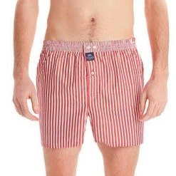 MC ALSON Boxer-Shorts 0236/rot-weiß Boxershorts, Baumwolle -MR Wasch Geschaft 363887 norm2