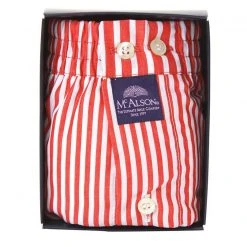 MC ALSON Boxer-Shorts 0236/rot-weiß Boxershorts, Baumwolle -MR Wasch Geschaft 363887 norm3