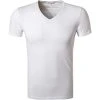 Ermenegildo Zegna Stre. Cot. V-Shirt N2M80005/100 T-Shirt, Baumwolle, Weiß