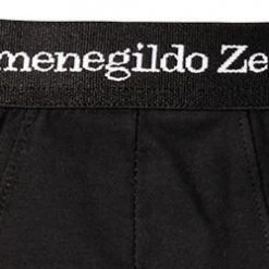 Ermenegildo Zegna Stretch Cotton Midi N2L61005/001 Slip, Baumwoll-Stretch, Schwarz -MR Wasch Geschaft 364806 norm2