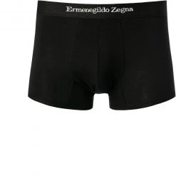 Ermenegildo Zegna Stret. Cotton Trunk N2LC6005/001 Baumwoll-Stretch, Schwarz