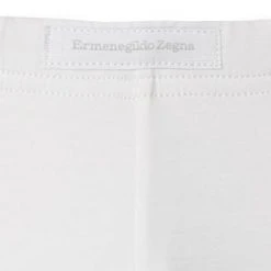 Ermenegildo Zegna Stret. Cotton Boxer N2LC7005/100 Trunk, Baumwoll-Stretch, Weiß -MR Wasch Geschaft 364817 norm2