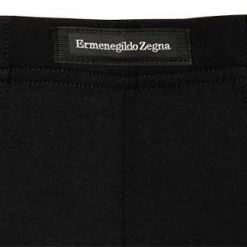 Ermenegildo Zegna Stret. Cotton Boxer N2LC7005/001 Trunk, Baumwoll-Stretch, Schwarz -MR Wasch Geschaft 364818 norm2