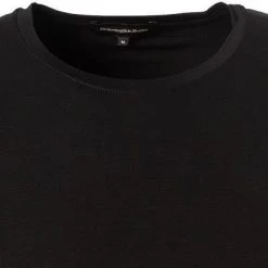 Ermenegildo Zegna Micromodal T-Shirt N2M20006/001 Mikrofaser schwarz, Weiß -MR Wasch Geschaft 364842 norm2
