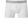 Ermenegildo Zegna Bi Pack Boxer N2X44008/100 Trunks, Baumwoll-Stretch, Weiß