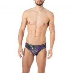 bruno banani Sportslip Paint Splat. 2203-2274/0544 Mikrofaser, Multicolour gemustert, Multicolor