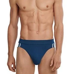 Schiesser Rio-Slips 3er Pack 173815/908 Bio Baumwoll-Stretch, Navy-petrol-schwarz, Blau-petrol -MR Wasch Geschaft 366202 norm2