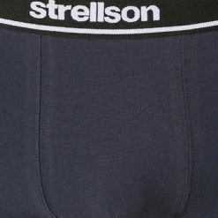Strellson Shorts 3er Pack 531440/754 Trunks, Baumwoll-Stretch, Navy-weiß gemustert, Weiß-navy-multicolor -MR Wasch Geschaft 366772 norm6