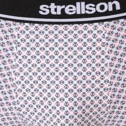 Strellson Shorts 3er Pack 531424/701 Trunks, Baumwoll-Stretch, Weiß gemustert, Weiß-schwarz-multicolor -MR Wasch Geschaft 366774 norm4