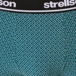 Strellson Shorts 3er Pack 531432/702 Trunks, Baumwoll-Stretch, Navy-petrol gemustert, Petrol-navy -MR Wasch Geschaft 366775 norm4