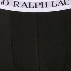 Polo Ralph Lauren Trunks 3er Pack 714830299/008 Baumwoll-Stretch, Schwarz, Schwarz-weiß -MR Wasch Geschaft 367089 norm2