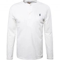 Polo Ralph Lauren Longsleeve 710790058/002 Baumwolle, Weiß meliert, Weiß