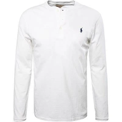 Polo Ralph Lauren Longsleeve 710790058/002 Baumwolle, Weiß meliert, Weiß 2 Polo Ralph Lauren Longsleeve 710790058/002 Baumwolle, Weiß meliert, Weiß – Bild 2