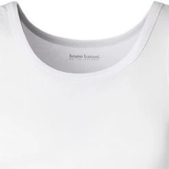 bruno banani Sportshirt Infinity 2204-2162/0001 Tanktop, Baumwolle-Modal atmungsaktiv, Grau, Weiß -MR Wasch Geschaft 367369 norm2