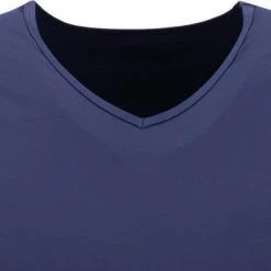 bruno banani Shirt Micro Feel 2205-2164/0010 T-Shirt, Mikrofaser-Stretch, Marine -MR Wasch Geschaft 367546 norm2