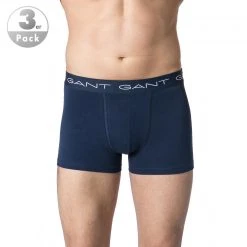 Gant Trunks 3er Pack 900003003/405 Baumwoll-Stretch, Navy