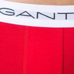 Gant Trunks 3er Pack 900003003/105 Baumwoll-Stretch, Rot-weiß-navy, Weiß-dunkelblau-rot -MR Wasch Geschaft 367695 norm4