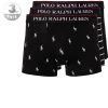 Polo Ralph Lauren Trunks 3er Pack 714830299/009 Baumwoll-Stretch, Schwarz-weiß gemustert, Black-white