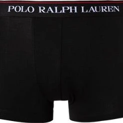 Polo Ralph Lauren Trunks 3er Pack 714830299/009 Baumwoll-Stretch, Schwarz-weiß gemustert, Black-white -MR Wasch Geschaft 368562 norm3