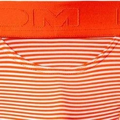 HOM HO1 Simon Boxer Briefs 359850/R0OW Trunk, Modal-Stretch, Orange-weiß gestreift, Orange-weiß -MR Wasch Geschaft 368856 norm2