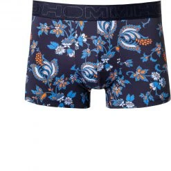 HOM Boxer Briefs Morgiou 402124/P0RA Trunks, Mikrofaser, Blau-orange, Marine