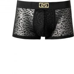 HOM Trunk Apollon 402083/J004 Mikrofaser-Stretch semitransparent, Schwarz