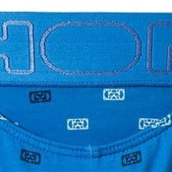 HOM Mini Briefs HO1 Vauban 402110/I0BI Slip, Baumwolle-Modal, Capriblau gemustert, Blau -MR Wasch Geschaft 369911 norm2