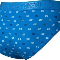 HOM Mini Briefs HO1 Vauban 402110/I0BI Slip, Baumwolle-Modal, Capriblau gemustert, Blau -MR Wasch Geschaft 369911 norm3