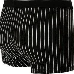 HOM Comfort Boxer Briefs Aix 402119/R04W Trunk, Baumwolle, Schwarz gestreift, Schwarz-weiß -MR Wasch Geschaft 370415 norm2