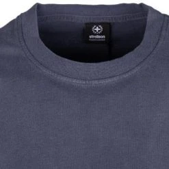 Strellson T-Shirt Leo 30028501/401 Longsleeve, Baumwolle, Graublau, Nachtblau -MR Wasch Geschaft 370613 norm2