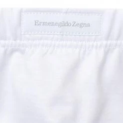 Ermenegildo Zegna Midi Brief N2L61007/100 Slip, Baumwoll-Stretch, Weiß -MR Wasch Geschaft 370951 norm2