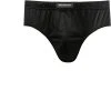 Ermenegildo Zegna Midi Brief N2L61007/001 Slip, Baumwoll-Stretch, Schwarz