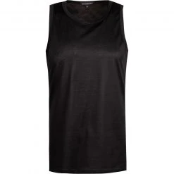 Ermenegildo Zegna Filoscozia Tank N2D00007/001 Tanktop, Baumwolle, Schwarz