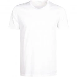 Ermenegildo Zegna Filoscozia T-Shirt N2M20007/100 Baumwolle, Weiß