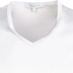 Ermenegildo Zegna Filoscozia V-Shirt N2M80007/100 T-Shirt, Baumwolle, Weiß -MR Wasch Geschaft 370961 norm2