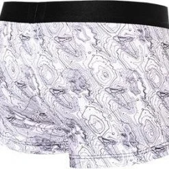 HUGO Trunk 2er Pack 50454316/121 Trunks, Baumwoll-Stretch, Weiß-schwarz gemustert, Weiß-schwarz -MR Wasch Geschaft 370966 norm4