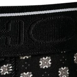 HOM Mini Briefs HO1 Dominique 402135/D042 Slips, Baumwoll-Stretch, Schwarz gemustert, Schwarz -MR Wasch Geschaft 371020 norm4