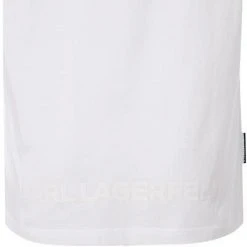 KARL LAGERFELD T-Shirt 755071/0/512224/10 Longsleeve, Baumwolle Logo-Print am Rücken, Weiß -MR Wasch Geschaft 371517 norm3