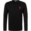 KARL LAGERFELD T-Shirt 755071/0/512224/990 Longsleeve, Baumwolle Logo-Print am Rücken, Schwarz