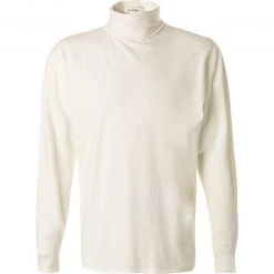 American Vintage Longsleeve MFAK02D/blanc Rollkragenshirt, Baumwolle, Weiß