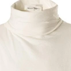 American Vintage Longsleeve MFAK02D/blanc Rollkragenshirt, Baumwolle, Weiß -MR Wasch Geschaft 371914 norm2