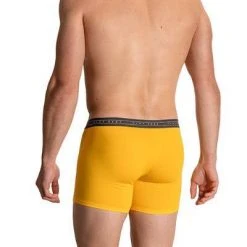 Olaf Benz RED1601 Boxerpants 107423/2000 Trunk, Baumwoll-Stretch, Gelb -MR Wasch Geschaft 372076 norm2