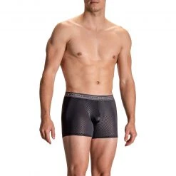 Olaf Benz RED2109 Boxerpants 108840/8000 Trunk, Mikrofaser, Schwarz gemustert, Schwarz
