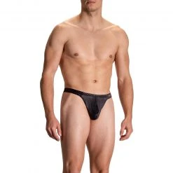 Olaf Benz RED2109 Ministring 108845/8000 Mikrofaser, Schwarz gemustert, Schwarz