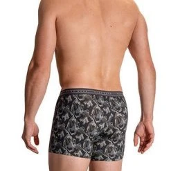 Olaf Benz RED2111 Boxerpants 108865/9888 Trunk, Baumwoll-Stretch, Grau-schwarz gemustert, Grau-schwarz -MR Wasch Geschaft 372097 norm2
