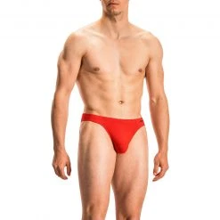 Olaf Benz RED1601 Brazilbrief 107411/3000 Slip, Baumwoll-Stretch, Rot