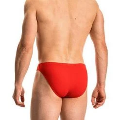 Olaf Benz RED1601 Brazilbrief 107411/3000 Slip, Baumwoll-Stretch, Rot -MR Wasch Geschaft 372155 norm2
